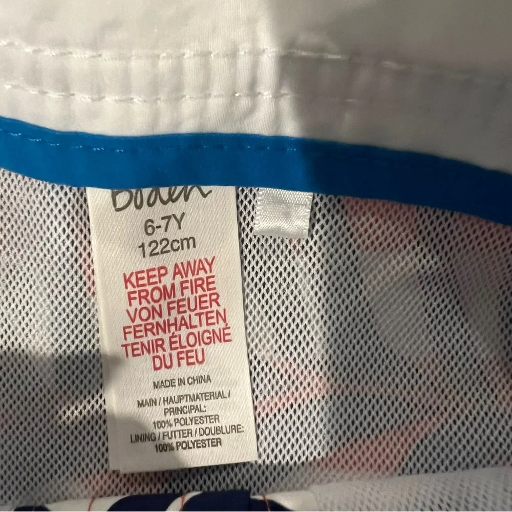 Mini Boden Swim Trunks Size 6-7 Years